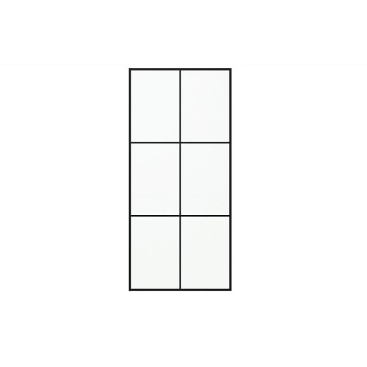 Душевая перегородка Bravat Blackline 90x195см BG090.5413B профиль черный, стекло прозрачное