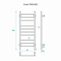 Полотенцесушитель электрический Energy GRAND P 100х40 см EETRGRANP1005000000 хром