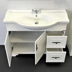 Тумба с раковиной Comforty Севилья 100 00003132627CF слоновая кость