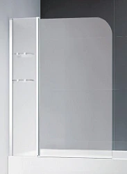 Шторка на ванну Cezares Eco 120x140см ECO-O-V-12-120/140-P-Cr-L профиль хром, стекло рифленое