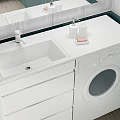 Встраиваемая раковина Style Line Даллас 130см СС-00002391 белая