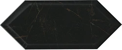 Керамическая плитка Kerama Marazzi Келуш грань 14x34 см черный глянцевый