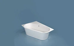 Ванна из искусственного камня ESSE TAHITI 182х85 ETAH1820 белая глянцевая