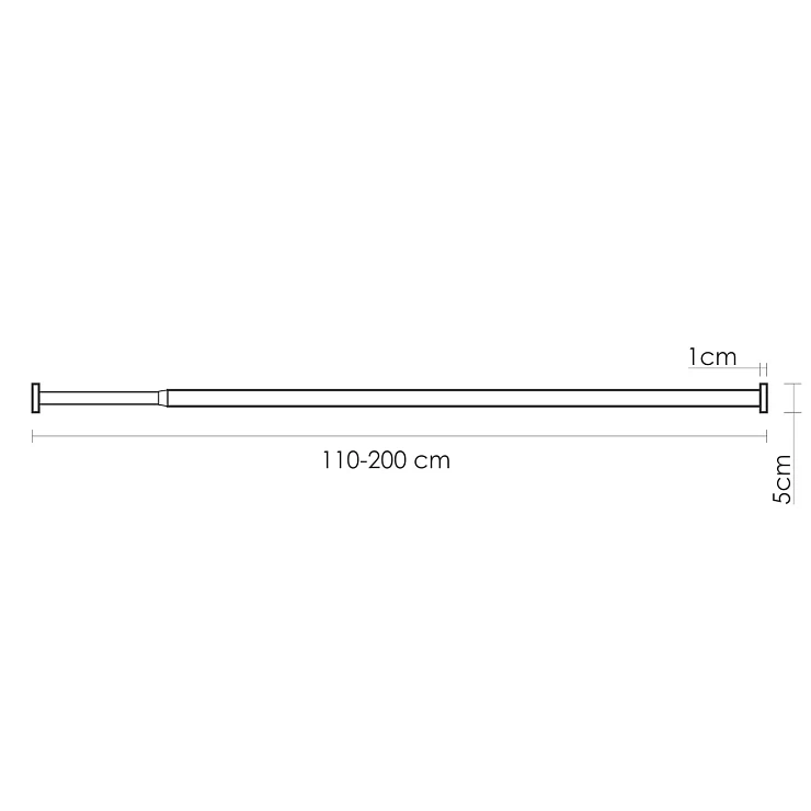Карниз для ванной Elbe SC-721121 