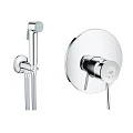 Гигиенический душ Grohe BauClassic 124902 со смесителем, хром