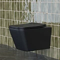 Унитаз подвесной Ceramica Nova Metric CN3007MB черный матовый
