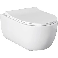 Унитаз подвесной Allen Brau PRIORITY 4.31001.20 с сиденьем, белый глянец