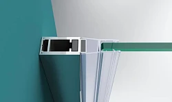 Алюминиевый профиль BelBagno AEK-WLM-45-Cr с магнитным уплотнителем