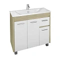 Тумба с раковиной Comforty Тулуза 90 00004152036CF сосна лоредо