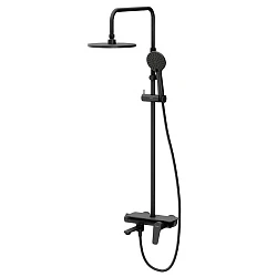 Душевая стойка Damixa Jupiter 977730300 черная матовая