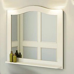 Зеркало Comforty Монако 100 Белый глянец
