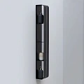 Полка Aquanet Магнум 302226 вертикальная, черная