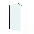 Душевая стенка BERGES SKY BLACK 110см 064011 профиль черный, стекло прозрачное