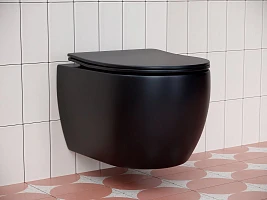 Унитаз подвесной Ceramica Nova Play CN3001MB черный матовый