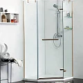 Душевой уголок Azario Montreal 100х100см AZ-NWG3231 1000 R GOLD профиль золото, стекло прозрачное