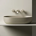 Раковина накладная Ceramica Nova Element CN6047MC бежевая матовая