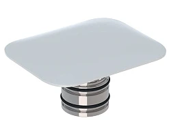 Крышка прямоугольная для раковин BelBagno Marino 10.P01.00000.001 белая