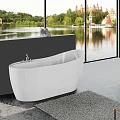 Акриловая ванна BelBagno 152,5x80x76 BB301 белая глянцевая