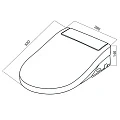 Электронная крышка-биде CleanCare AM.PM CCC7851WH белый