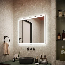 Зеркало для ванной комнаты SANCOS City 800х700 c подсветкой CI800