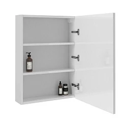 Зеркальный шкаф подвесной SanStar Универсальный 40 для ванной комнаты белый