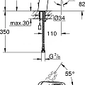 Смеситель для раковины Grohe Eurostyle New 33557003 хром