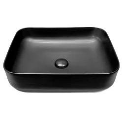 Раковина накладная Comforty T-Y9378MB черная матовая