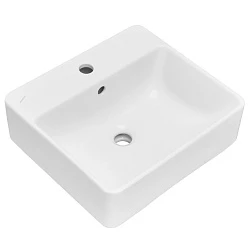 Раковина накладная AQUATON Geometry WQ8A37000000004 45х40 см, белая глянцевая