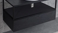 Тумба под металлический каркас Cezares Cadro CADRO-80-1C-SO-NR-BLUM черный