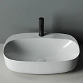 Раковина накладная Ceramica Nova Element CN5012 белая глянцевая