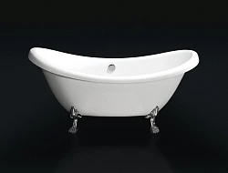 Акриловая ванна BelBagno 182,5x75x80 BB05 белая глянцевая