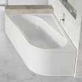 Акриловая ванна Ravak Chrome 170x105 CA41000000 правая, белая глянцевая