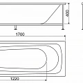 Экран BelBagno BB-150-SCR белый