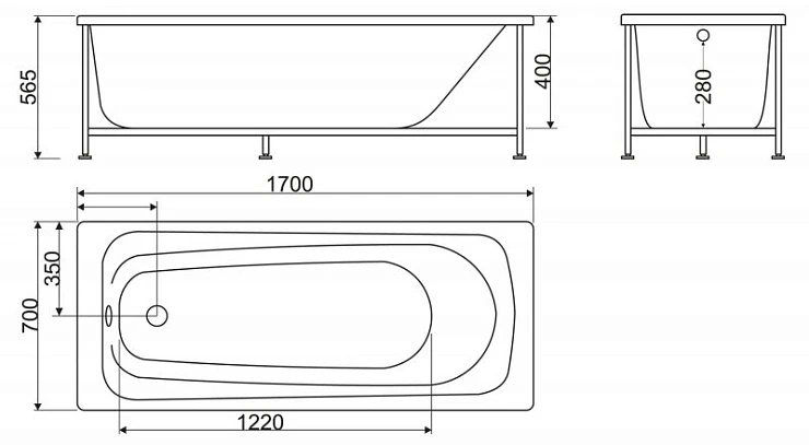 Экран BelBagno BB-150-SCR белый