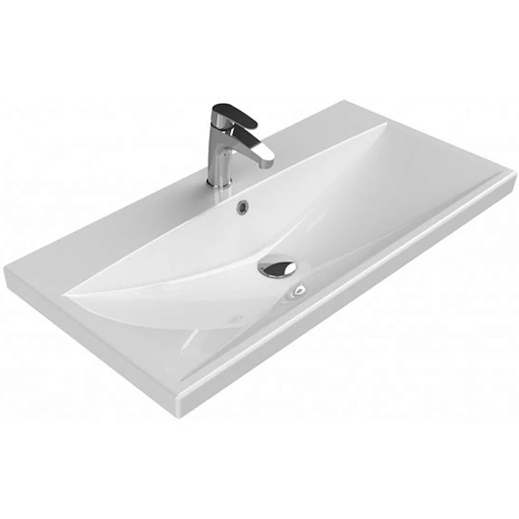 Раковина встраиваемая Belbagno Marino-Cer 90см BB-0323-90-LVB белая