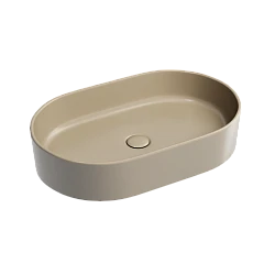 Раковина накладная Ceramica nova Element 600*380*122мм CN6048MC капучино матовая