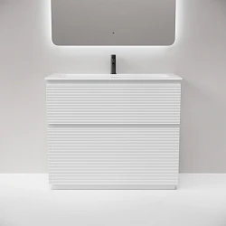 Тумба под раковину Sancos Folk Floor 100 FL100FW напольная, Bianco