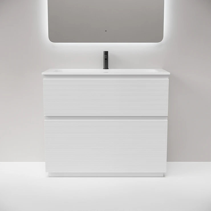 Тумба под раковину Sancos Folk Floor 100 FL100FW напольная, Bianco