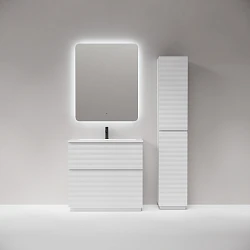 Тумба с раковиной Sancos Folk Floor 90 напольная, Bianco