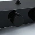 Душевая стойка Gappo с термостатом G2495-16 черная