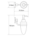 Дозатор Wasserkraft Rhein K-6299 хром
