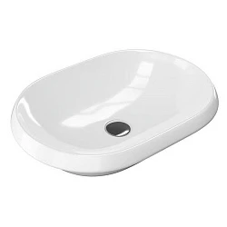 Раковина накладная Excellent Lupio CEAC.3818.600.WH белая глянцевая