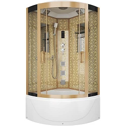 Душевая кабина Niagara Luxe 100x100см NGL-7710G профиль золото