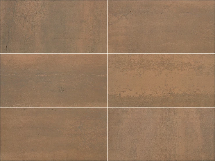 Керамогранит Decarte Metalized concrete terracoat 60х120 см терракот