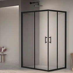 Душевой уголок RGW Passage PA-146B 120x80см 020814682-14 профиль черный, стекло прозрачное