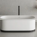 Ванна из искусственного камня Salini NINFEA 180x82 отдельностоящая 102721MRF белая матовая