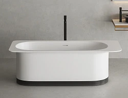 Ванна из искусственного камня Salini NINFEA 180x82 отдельностоящая 102721MRF белая матовая