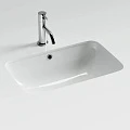 Раковина встраиваемая Ceramica Nova ELEMENT CN7018 белая глянцевая