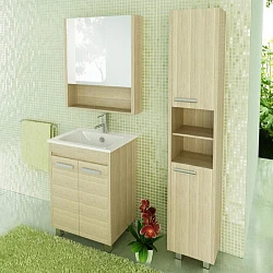 Тумба с раковиной Comforty Марио 60 00003131980CF сосна лоредо