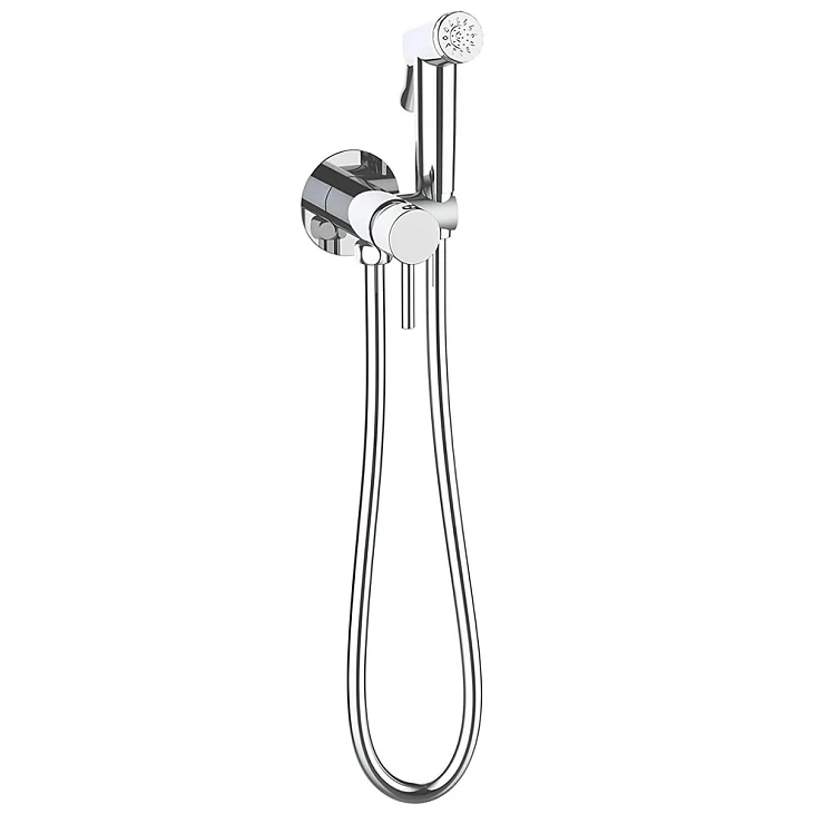 Гигиенический душ Bravat D9151CP-ENG со смесителем, хром